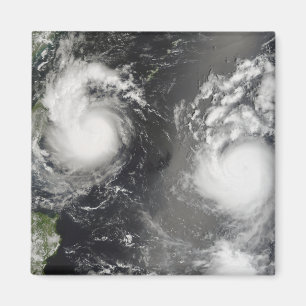 Imã Tufão Saomai e tempestade tropical Bopha