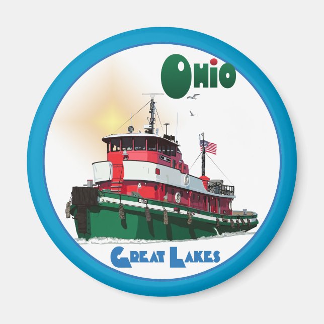 Imã Tugboat Ohio (Frente)