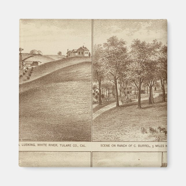 Imã Tulare Co ranches, escritórios (Frente)