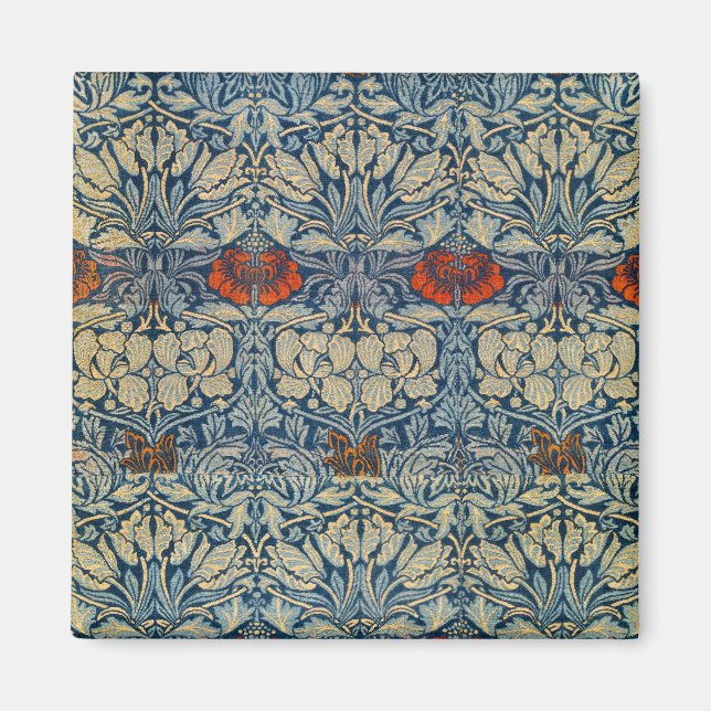 Imã Tulip and Rosa Date, Design 1876 William Morris (Frente)