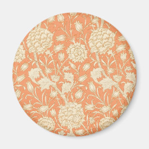 Imã Tulipa Selvagem Laranja Arte Floral de William Mor