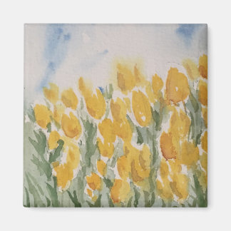 Imã Tulipas amarelas