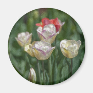 Imã Tulipas de Pastel