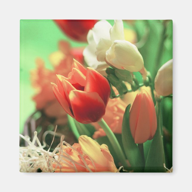 Imã Tulipas do felz pascoa (Frente)