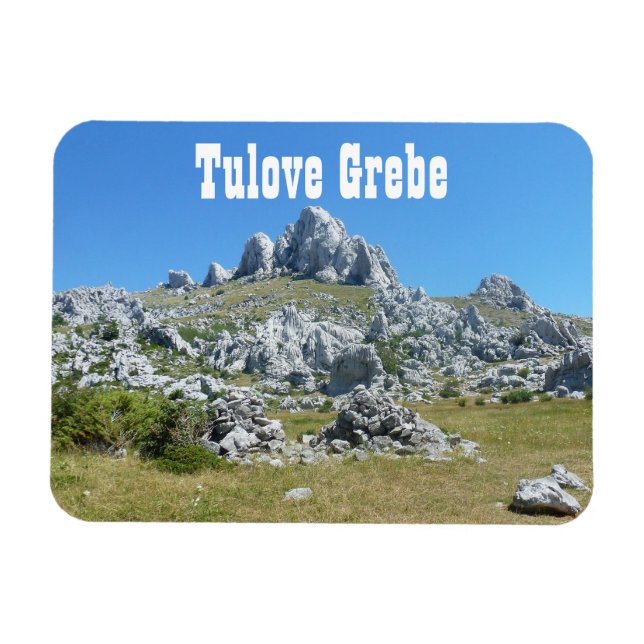 Ímã Tulove Grede, Montanhas de Velebit, Dalmácia, Croá (Horizontal)