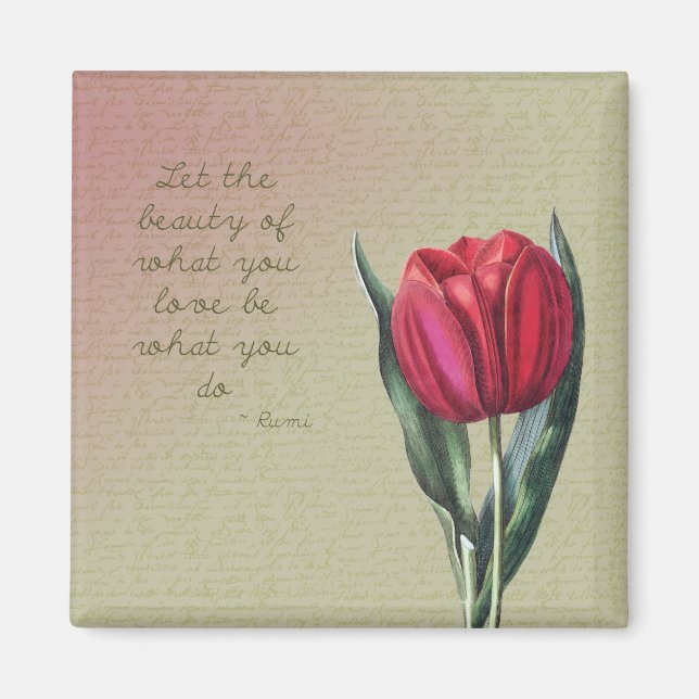 Imã Tulpa de beleza inspiradora (Frente)