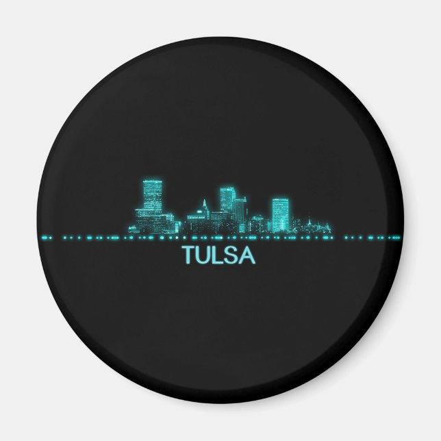 Imã Tulsa Skyline (Frente)