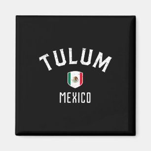 Imã Tulum México - Camiseta Tulum Bandeira Mexicana