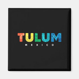 Imã Tulum México Colorido Tribal Maia Lembrança Menino