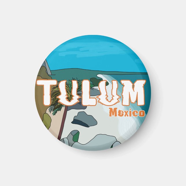 Imã Tulum Mexico Excelente Gift Idea (Frente)