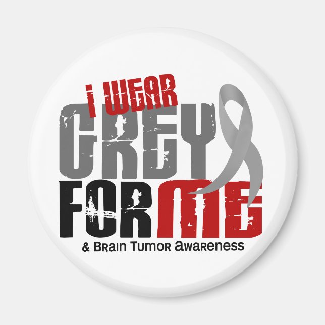 Imã Tumor cerebral Eu Visto Cinza para ME 6.2 (Frente)