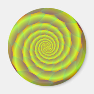 Imã Túnel amarelo Coiled da corda do ímã