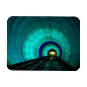 Ímã Túnel ferroviário azul, Singapura