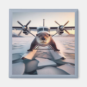 Imã Turbo Prop Twin Engine Float Plane Bush Canadá