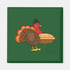 Imã Turca bonita com trote de abóbora