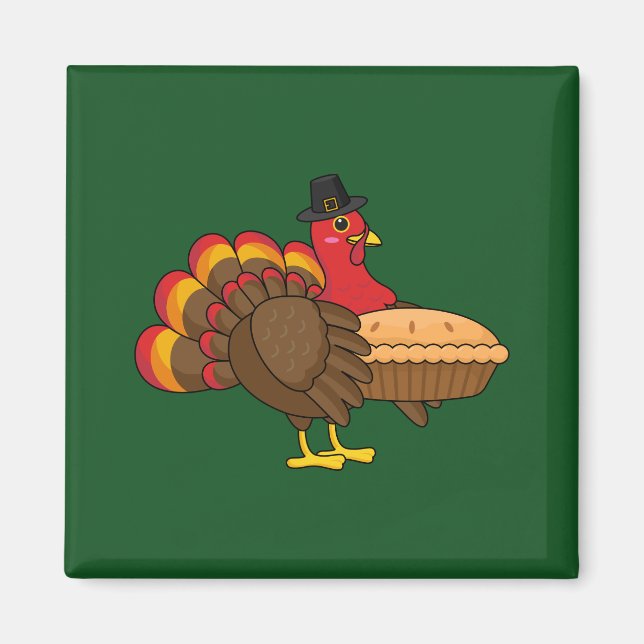 Imã Turca bonita com trote de abóbora (Frente)