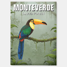 Turiano em Monteverde Cloud Forest na Costa Rica