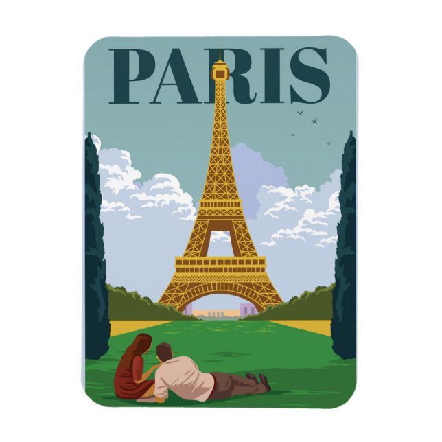 Ímã Turismo Paris (Vertical)