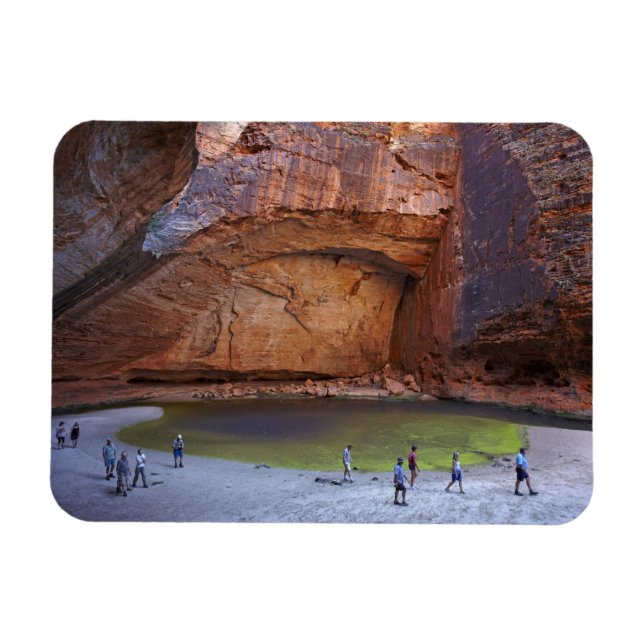 Ímã Turistas no Cathedral Gorge, Bungle Bungles (Horizontal)