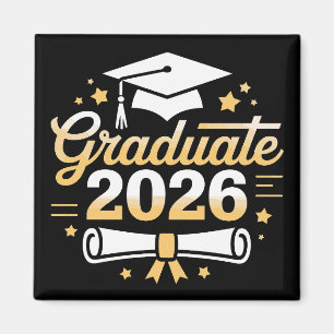 Imã Turma De 2026 Graduada Formatura 26 Família Orgulh