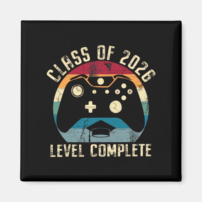Imã Turma De 2026 Nível Completo Vídeo Gamer Formando  (Frente)