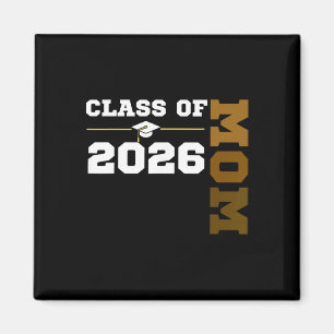 Imã Turma De 2026 Senior Cl Graduada Orgulhosa Mãe Cor