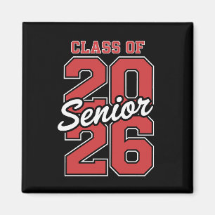 Imã Turma De 2026 Senior Vermelho Graduação 26 Graduad