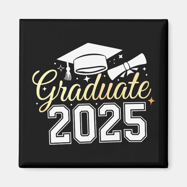 Imã Turma de Graduação de 2025 Graduado (Frente)