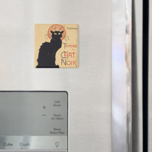 Imã Turnê do Gato Preto Vintage Black Cat Arte Nova