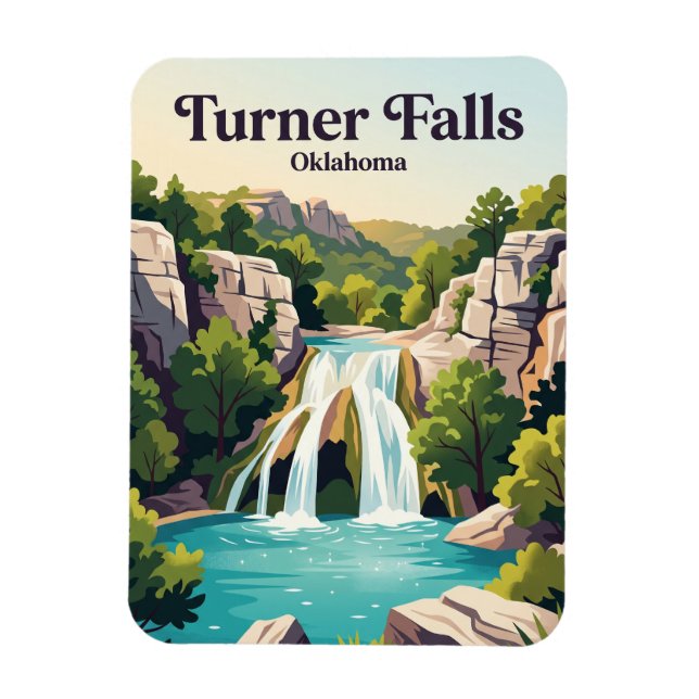 Ímã Turner Falls Oklahoma (Vertical)