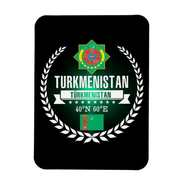 Ímã Turquemenistão (Vertical)