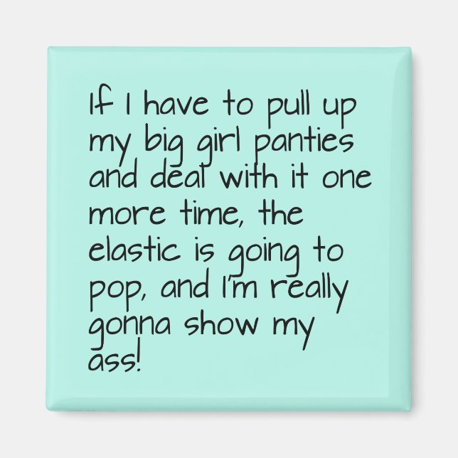 Imã Turquesa Azul Vestido Paneques de Garota Grande Di (Frente)