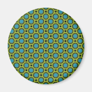 Imã Turquesa e amarelo