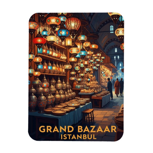 Ímã Turquia Istambul Grande Bazaar (Vertical)
