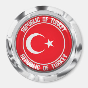 Imã Turquia Round Emblem