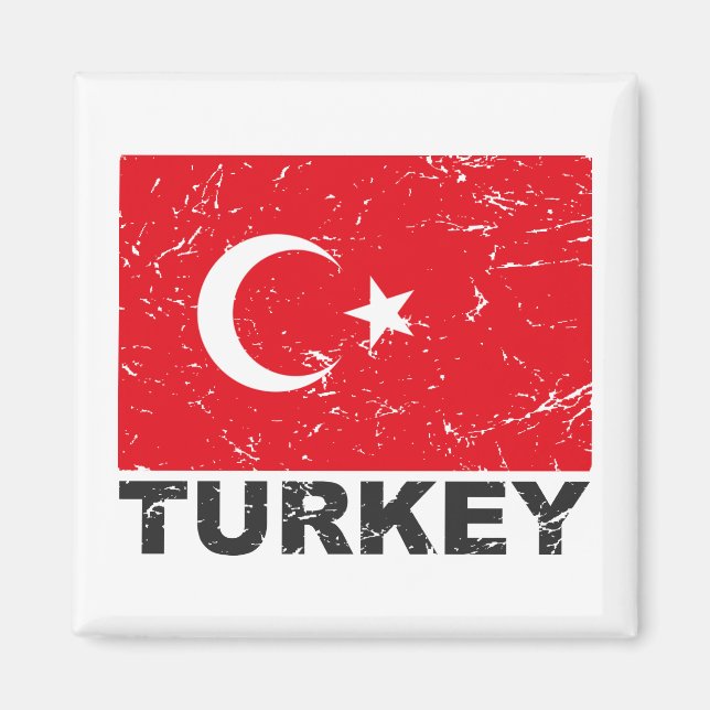 Imã Turquia Vintage Flag (Frente)