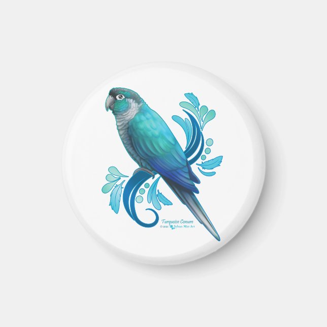 Imã Turquoise Conure (Frente)