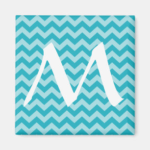 Imã Turquoise Marine Moods Chevrons