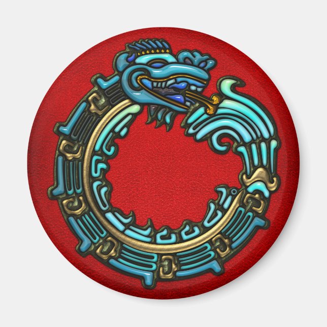 Imã Turquoise Quetzalcoatl (Frente)