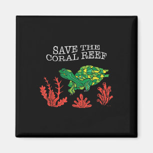 Imã Turtle Coral Salva O Meio Ambiente Do Recife De Co