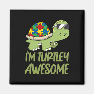 Imã Turtle Incrível Autismo Quebra-cabeça