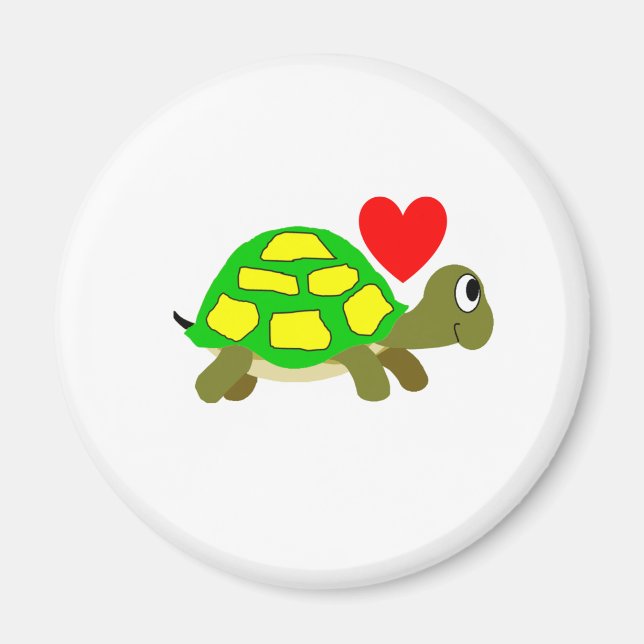 Imã Turtle Love Magnet (Frente)
