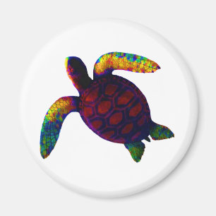 Imã Turtle Red O MUSEUM Zazzle Dons