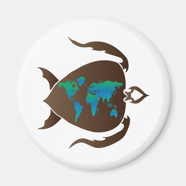 Imã Turtle world (Frente)