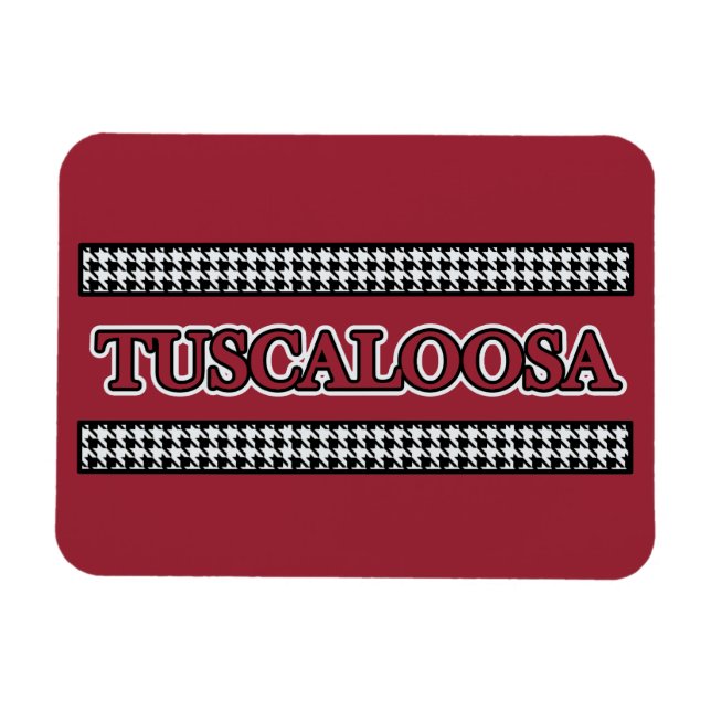 Ímã Tuscaloosa Houndstooth - Magnet (Horizontal)