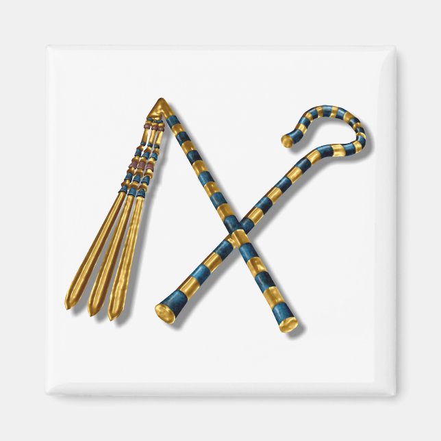 Imã Tutankhamun's Flail and Crook (Frente)