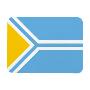 Ímã Tuva bandeira étnica tuviniana siberia