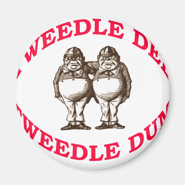 Imã Tweedle Dee & Tweedle Dum (Frente)