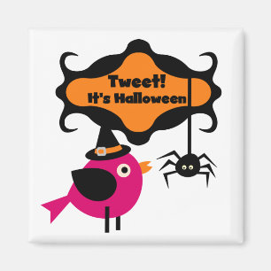 Imã Tweet Halloween T-shirts e presentes