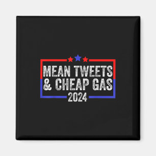 Imã Tweets Médios E Gás Barato Engraçado 2024 Pro Trum